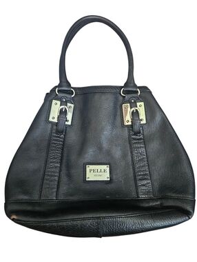 Wilsons Vintage Y2K Pelle Studio Black Leather Shoulder Bag